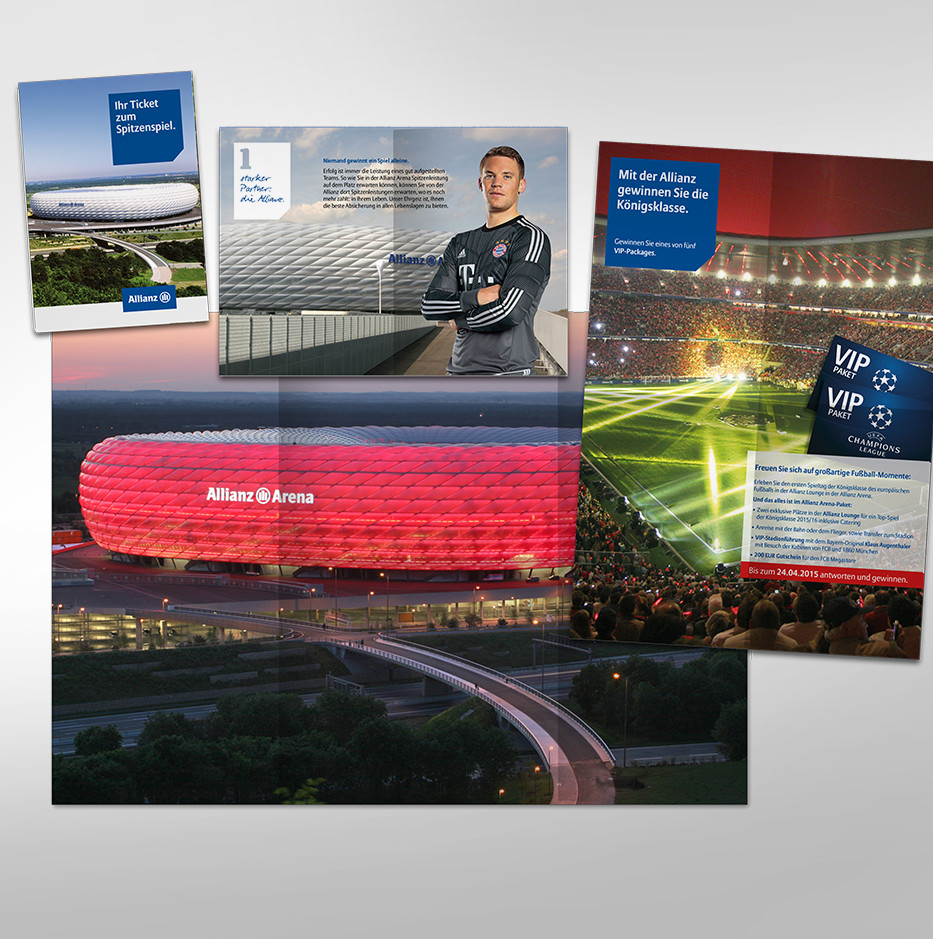 Allianz Direktmarketing: Kreativ-Mailing Manuel Neuer