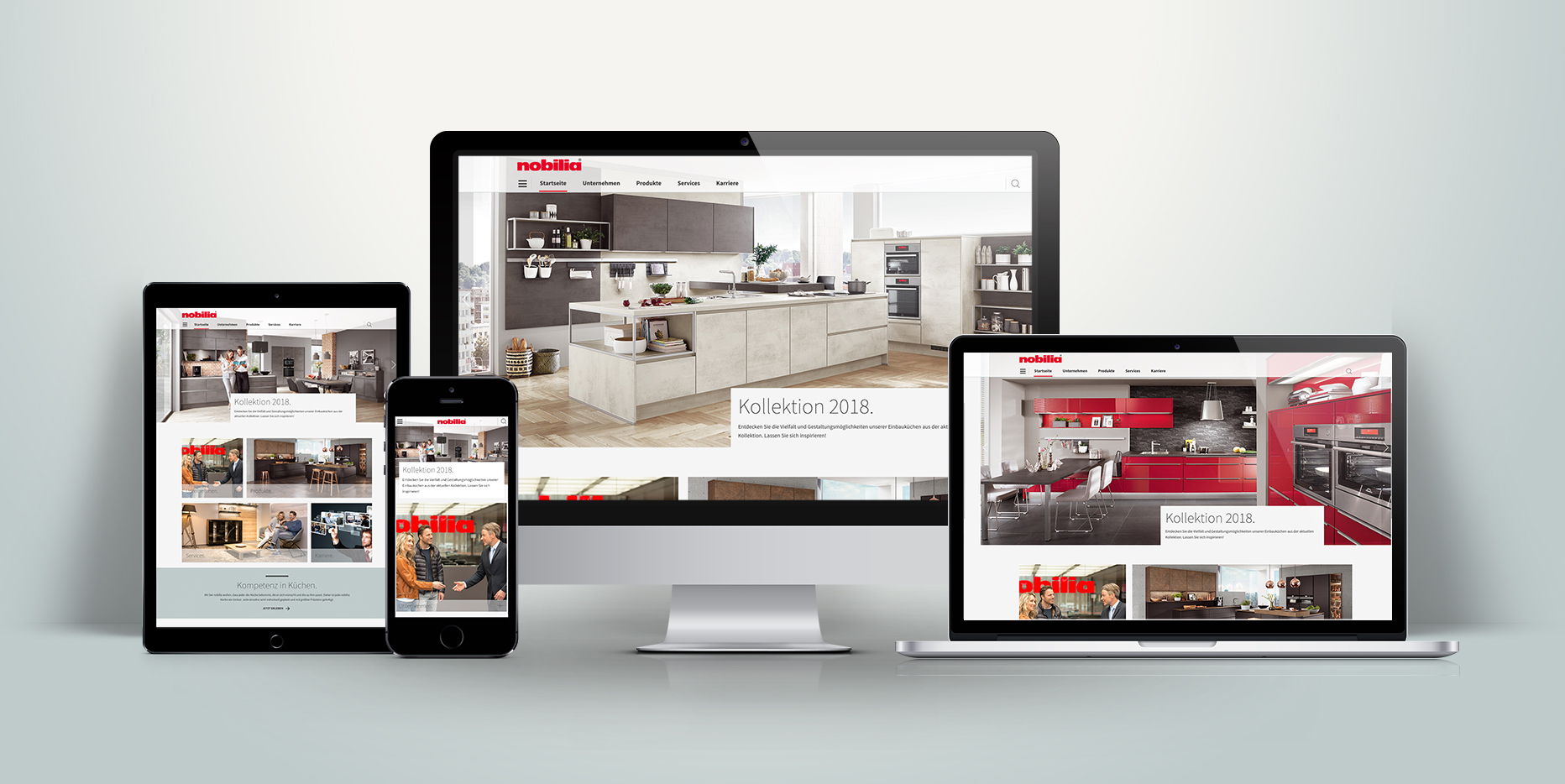 Website Relaunch Multidevice Ansicht Responsive